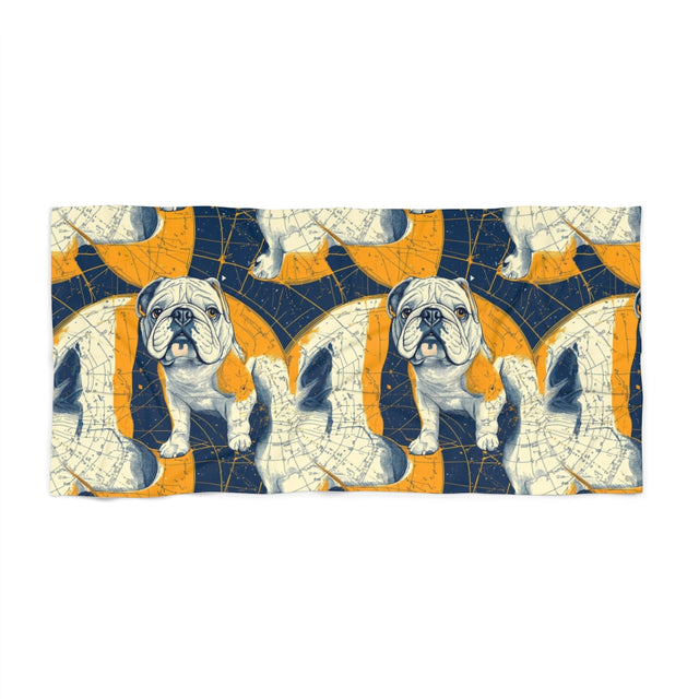 Celestial Navigator Bulldogs Beach Towel