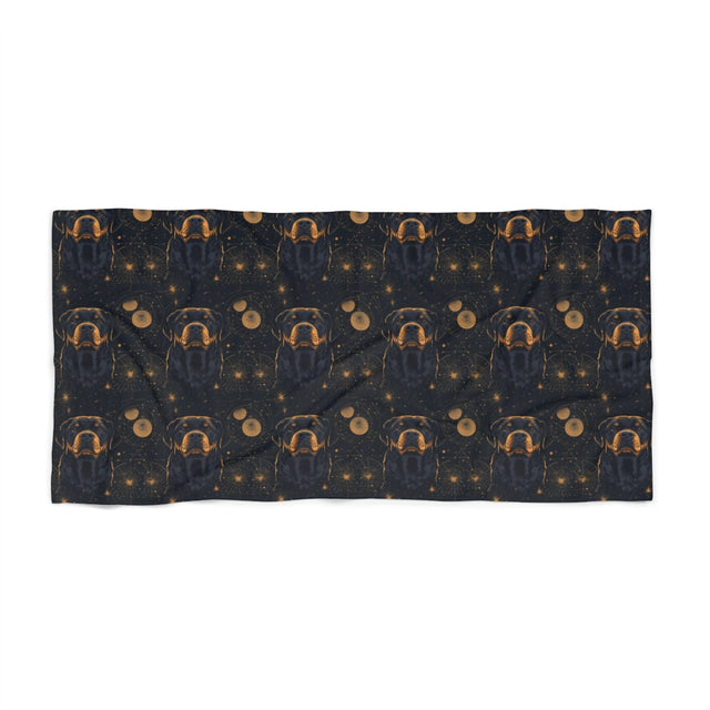 Celestial Navigator Rottweilers Beach Towel