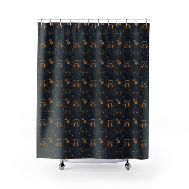 Celestial Navigator Rottweilers Shower Curtain