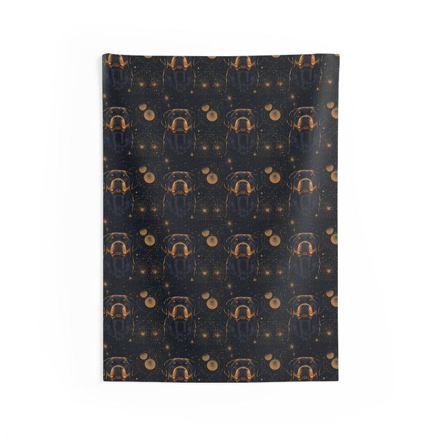 Celestial Navigator Rottweilers Wall Tapestry