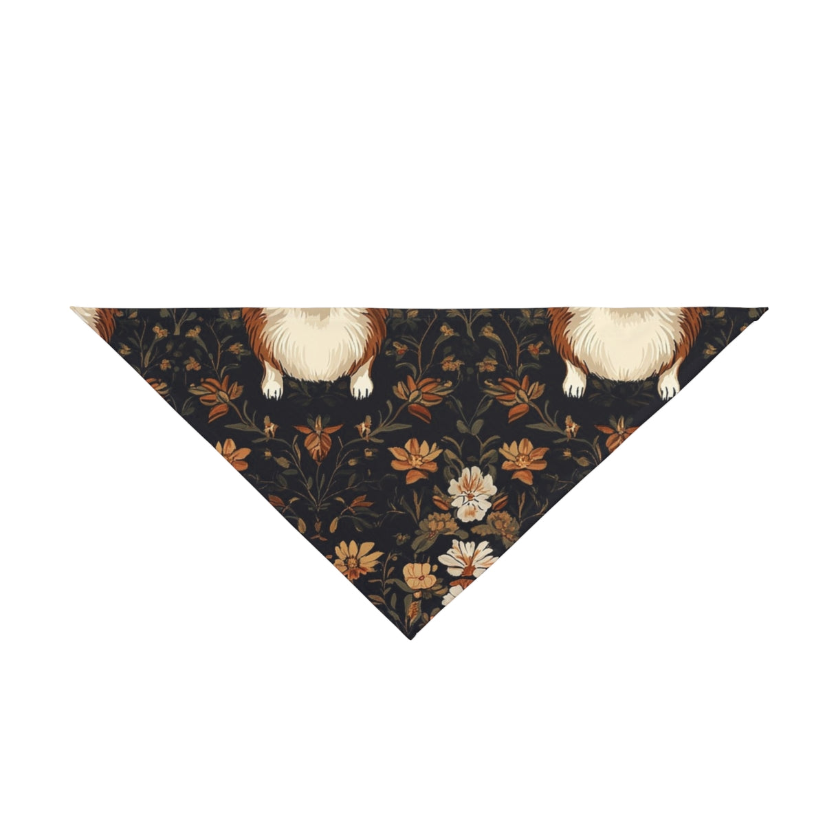 Charcoal Autumn Corgis Pet Bandana