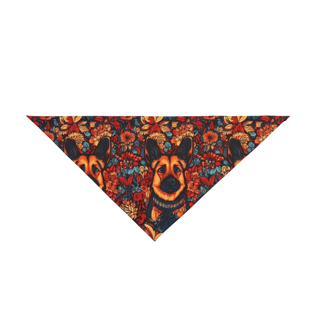 Charcoal Bloom Shepherds Pet Bandana