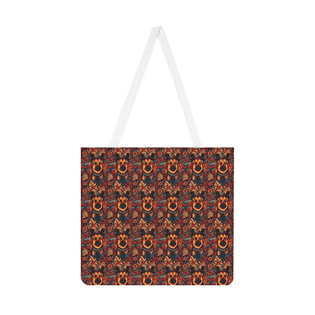 Charcoal Bloom Shepherds Tote Bag
