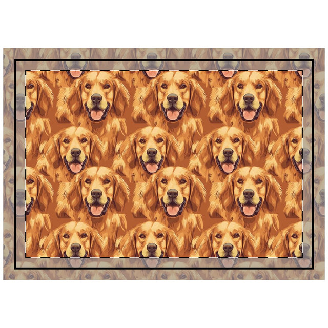Chocolate Hour Retrievers Throw Pillow