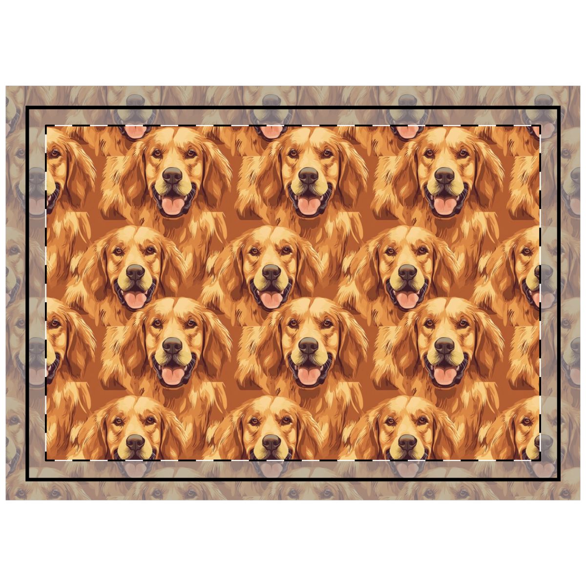 Chocolate Hour Retrievers Throw Pillow