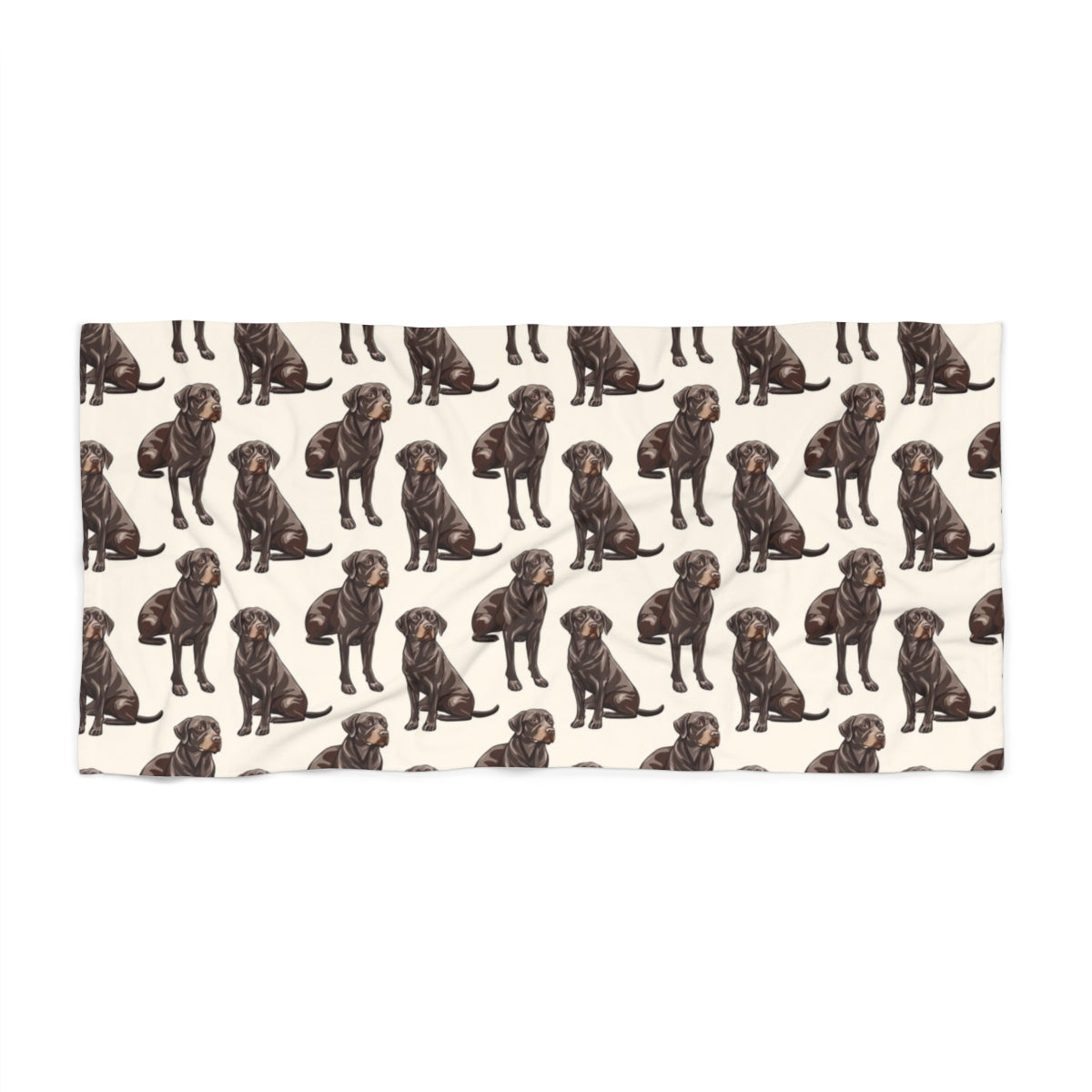 Chocolate Lab Companions Beach Towel