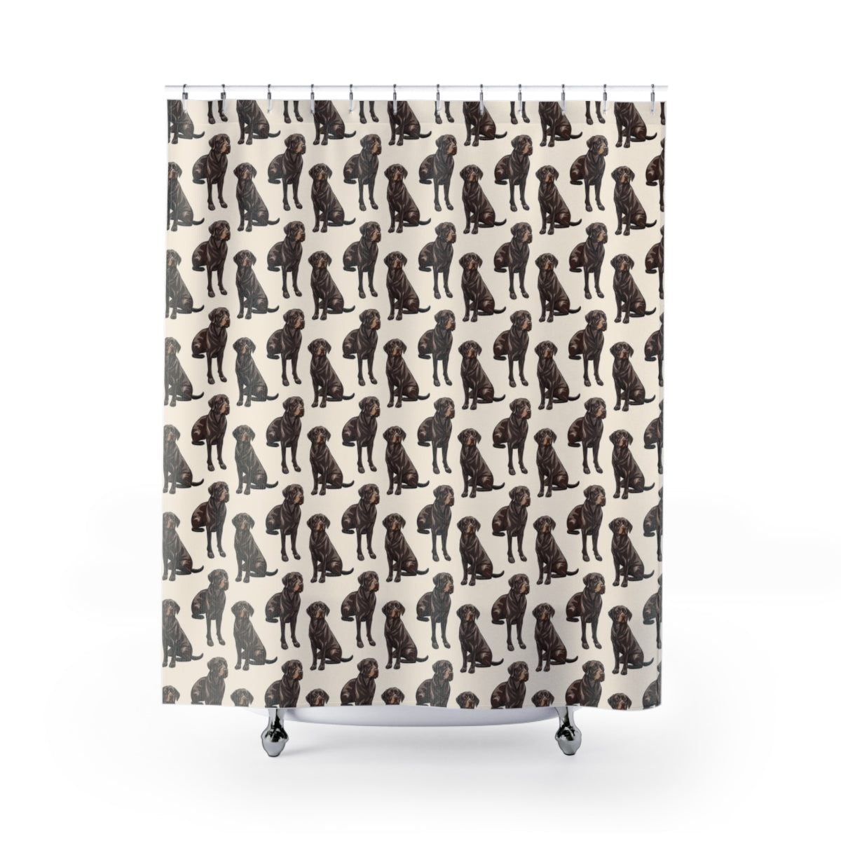 Chocolate Lab Companions Shower Curtain