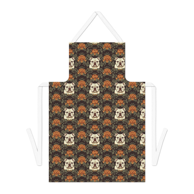Chocolate Majesty Bulldogs Apron