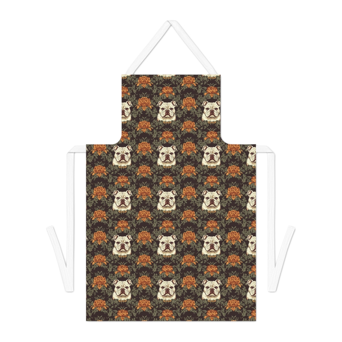 Chocolate Majesty Bulldogs Apron