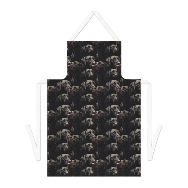Chocolate Velvet Labradors Apron