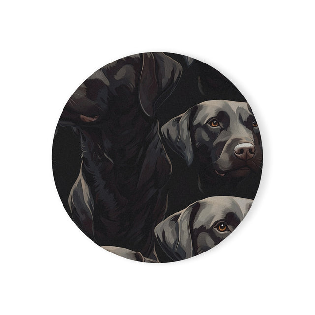Chocolate Velvet Labradors Coasters