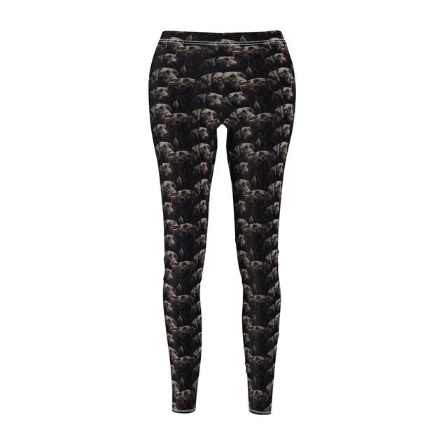Chocolate Velvet Labradors Leggings