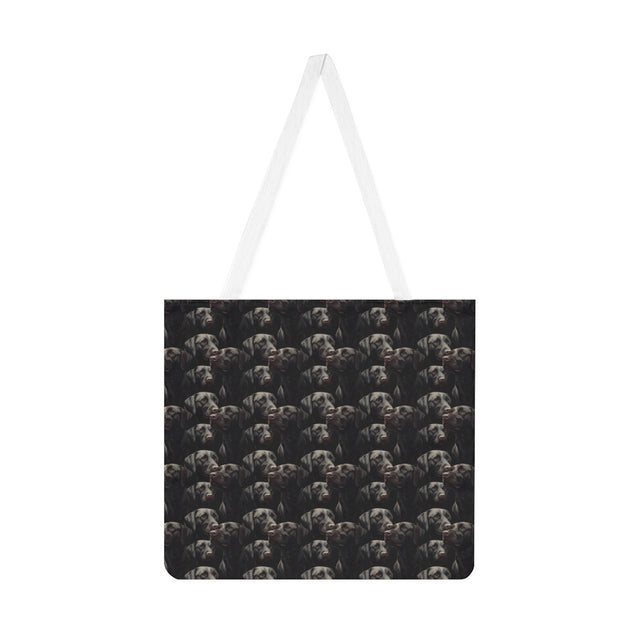 Chocolate Velvet Labradors Tote Bag