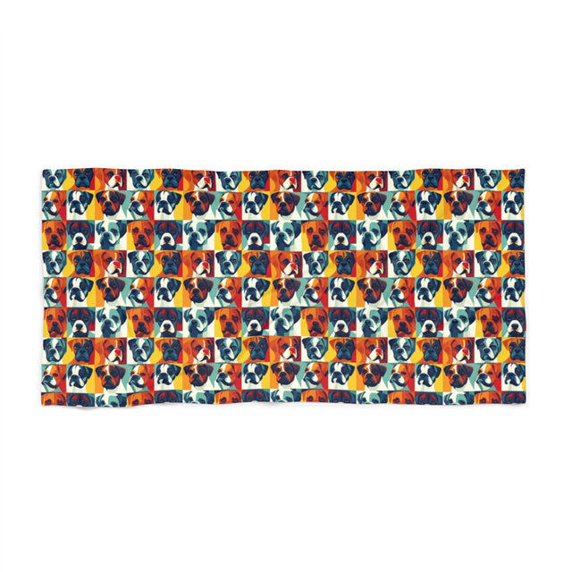 Citrus Pop Boxer Gallery Beach Towel