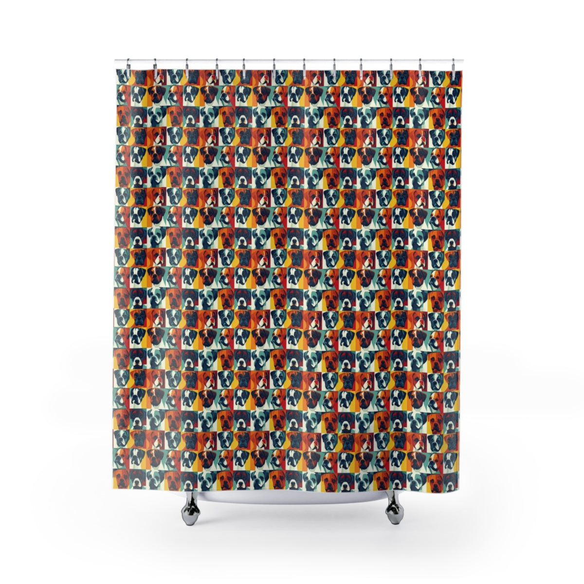 Citrus Pop Boxer Gallery Shower Curtain