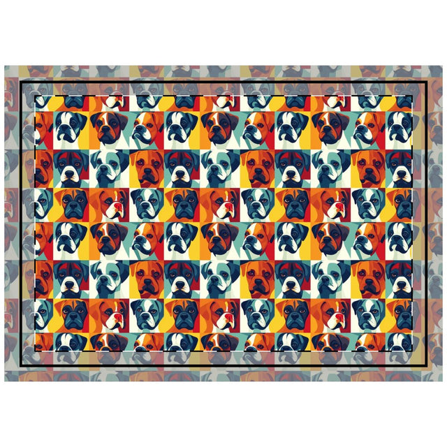 Citrus Pop Boxer Gallery Throw Pillow