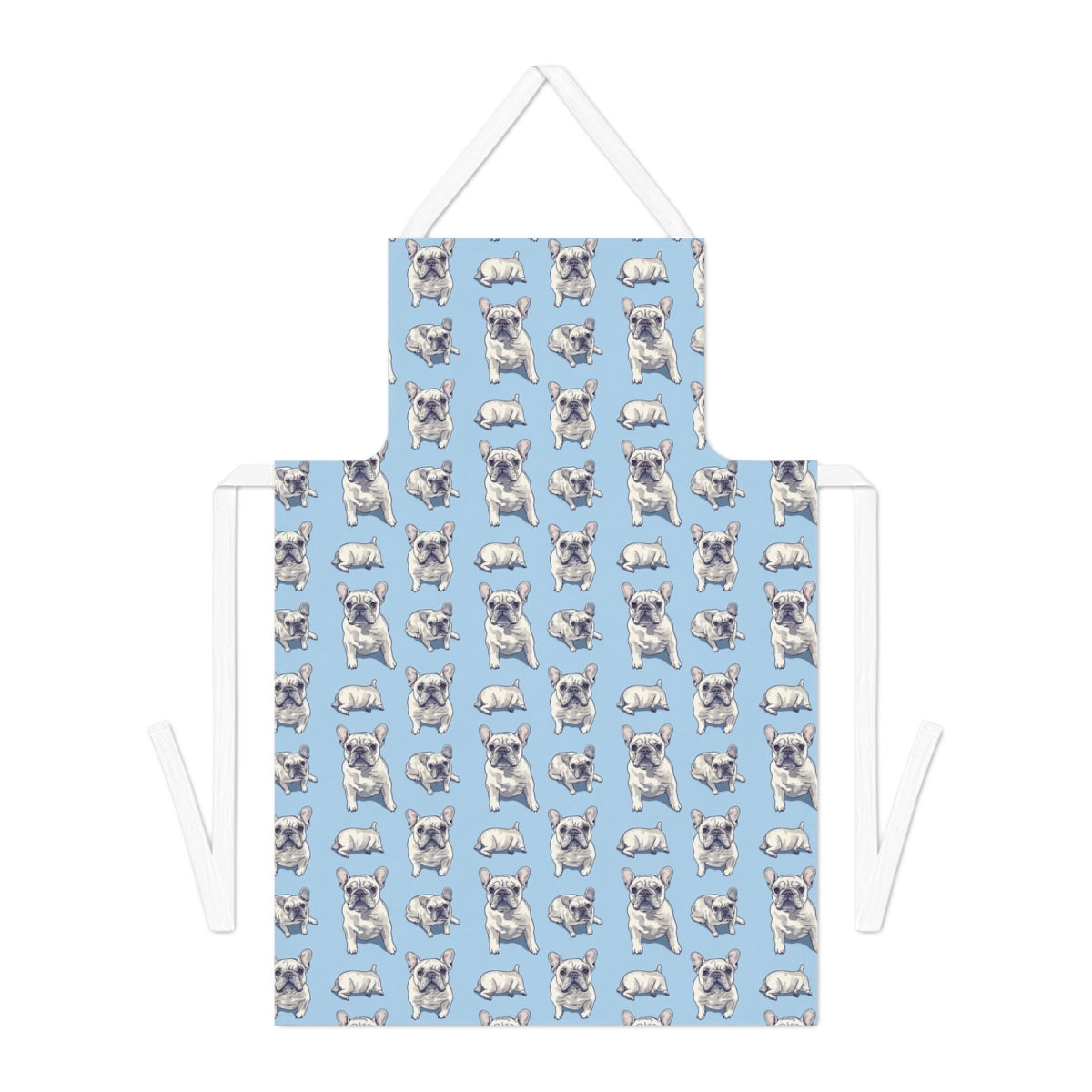 Cloudy Day Frenchies Apron