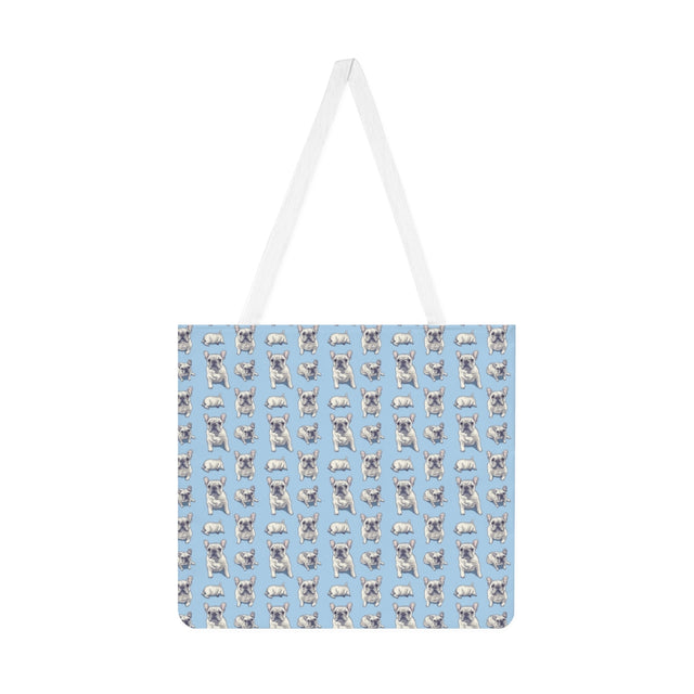 Cloudy Day Frenchies Tote Bag