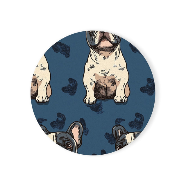Cobalt Dreams Frenchies Coasters