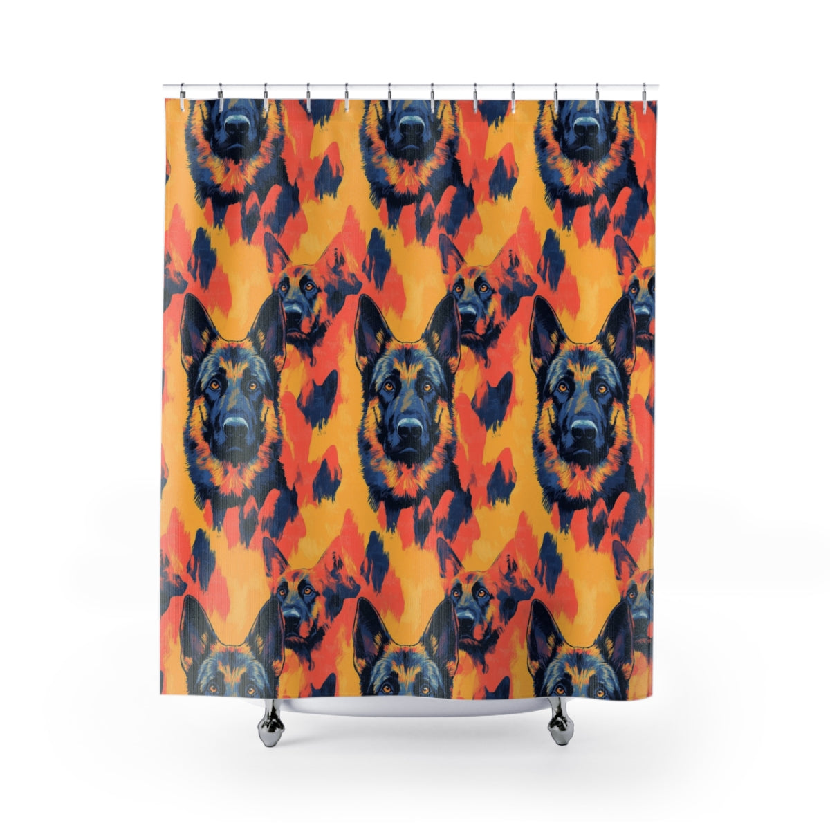 Coral Boulevard Shepherds Shower Curtain