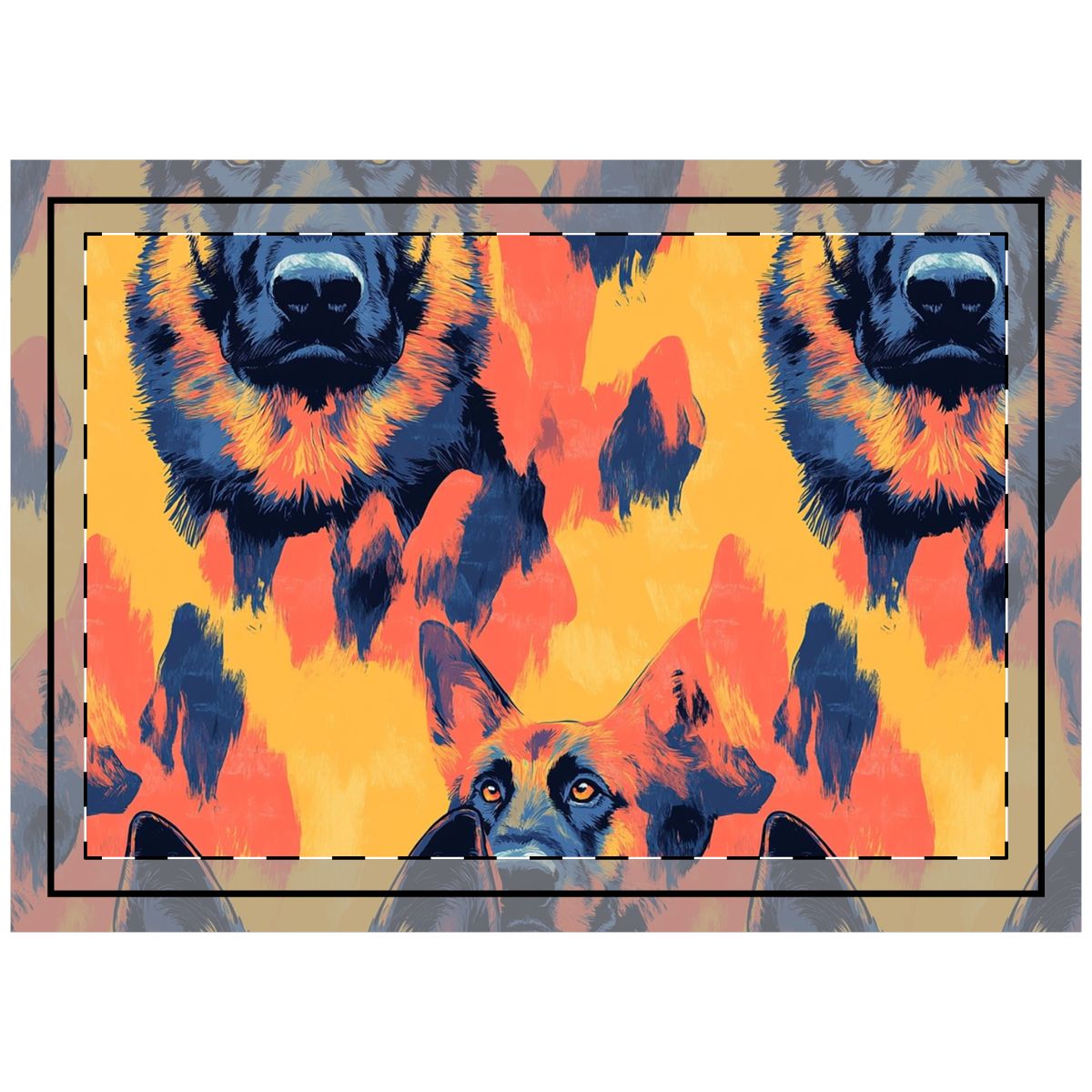 Coral Boulevard Shepherds Throw Pillow