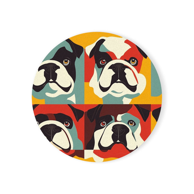 Coral Bulldog Brigade Coasters