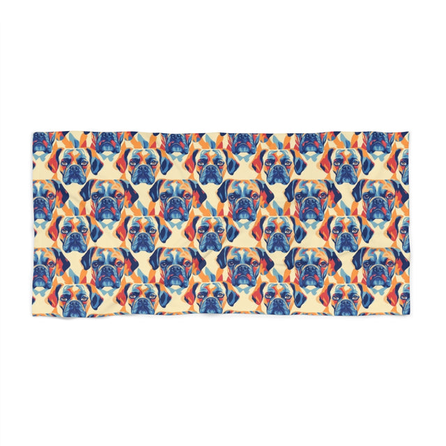 Coral Cream Boxer Brigade Beach Towel