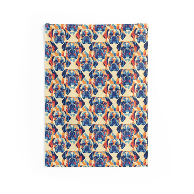 Coral Cream Boxer Brigade Wall Tapestry