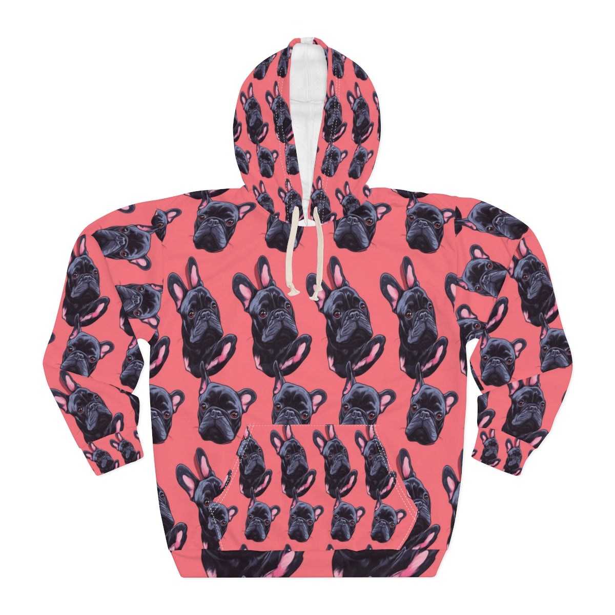 Coral Dreams Frenchies Hoodie