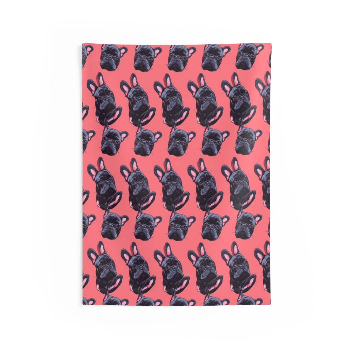 Coral Dreams Frenchies Wall Tapestry