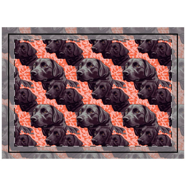 Coral Dreams Labs Throw Pillow