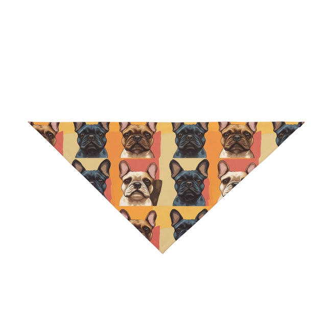 Coral Frenchie Gallery Pet Bandana