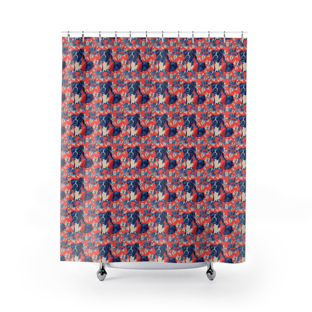 Coral Garden Boxers Shower Curtain