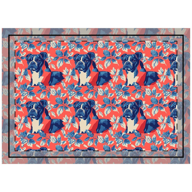 Coral Garden Boxers Throw Pillow