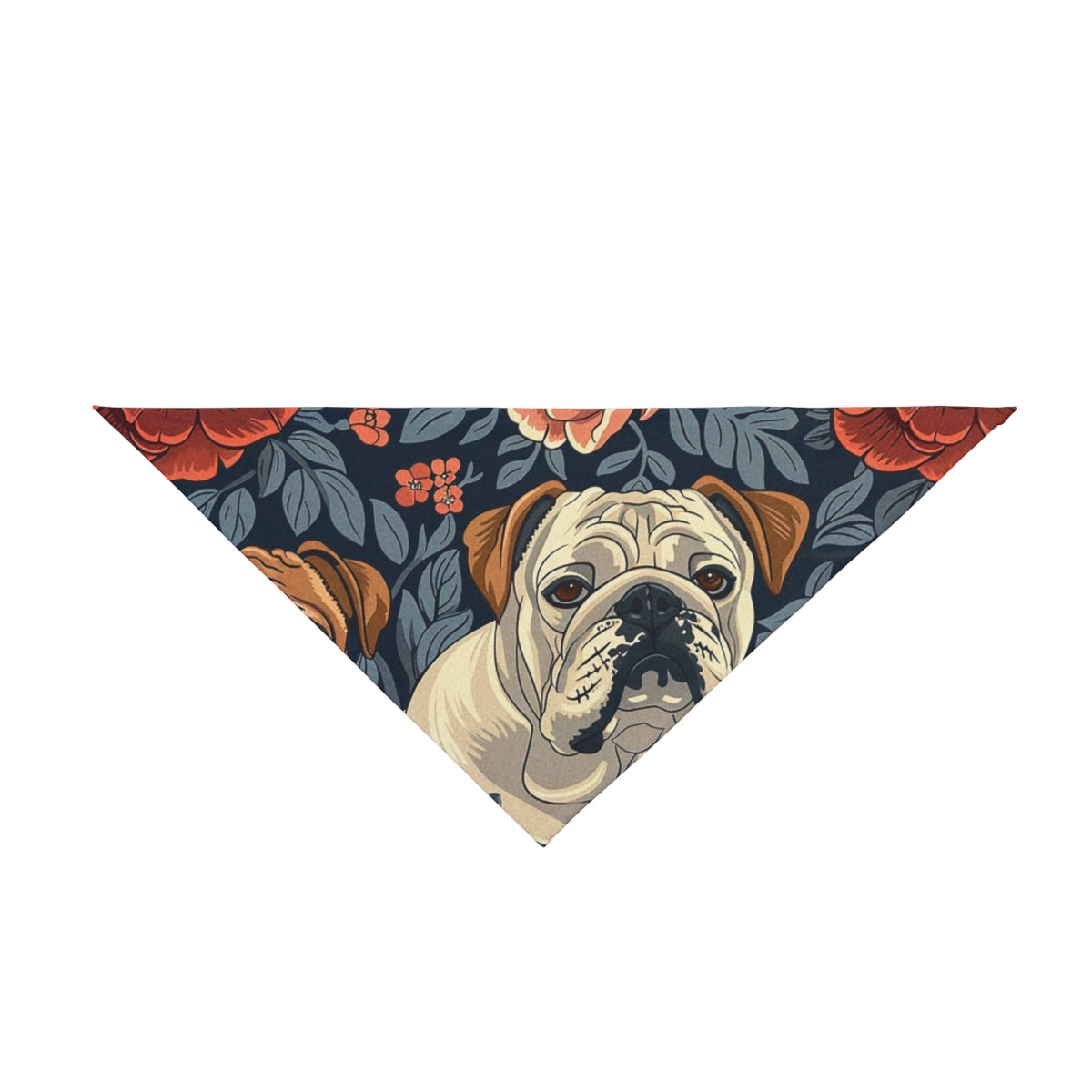 Coral Garden Bulldogs Pet Bandana