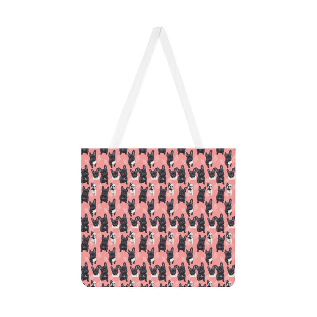 Coral Garden Frenchies Tote Bag