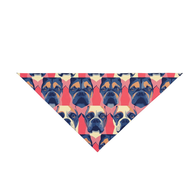 Coral Navy Boxer Brigade Pet Bandana