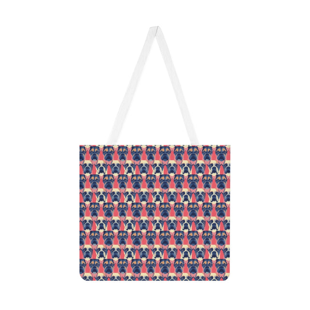Coral Navy Boxer Brigade Tote Bag