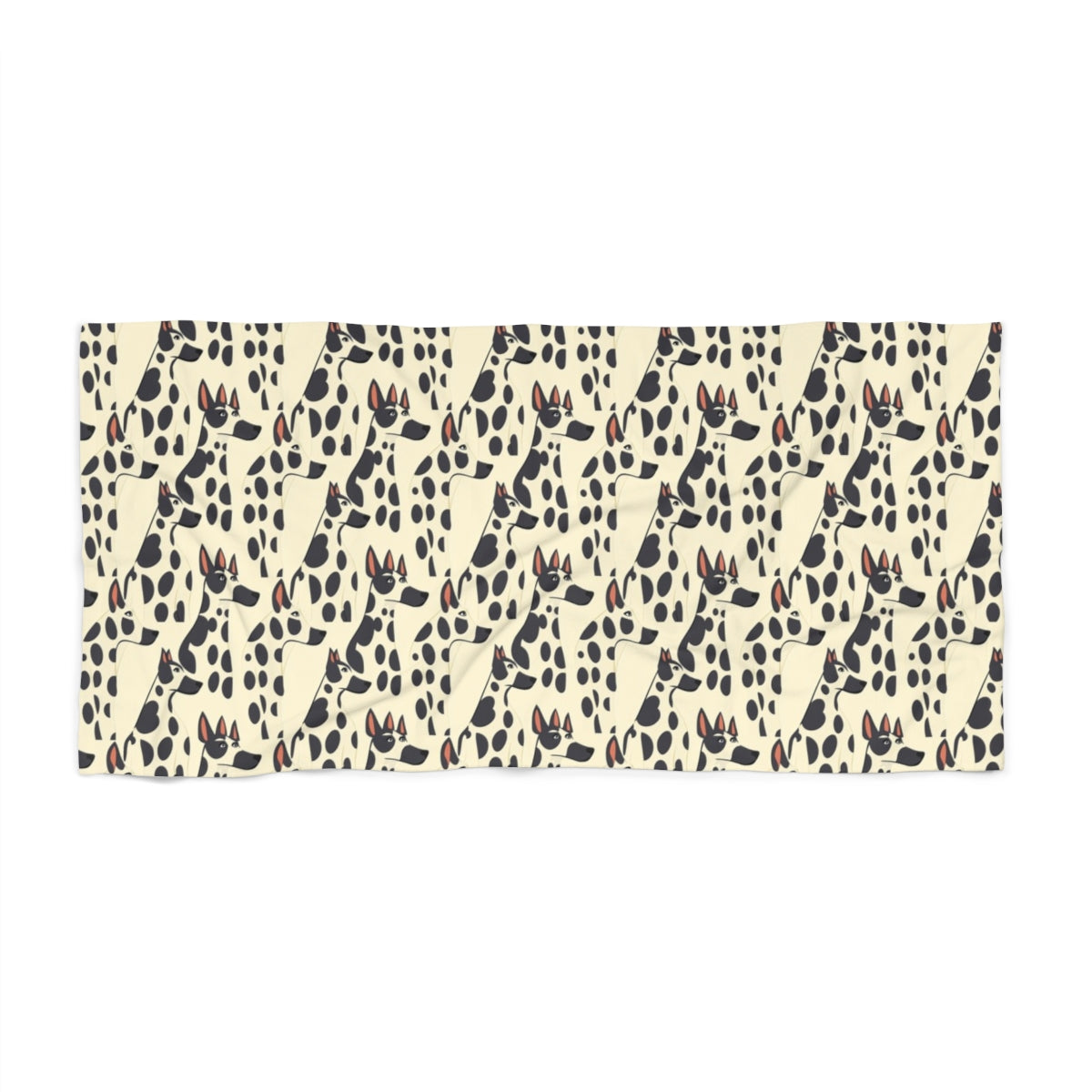 Coral Spotted Danes Beach Towel