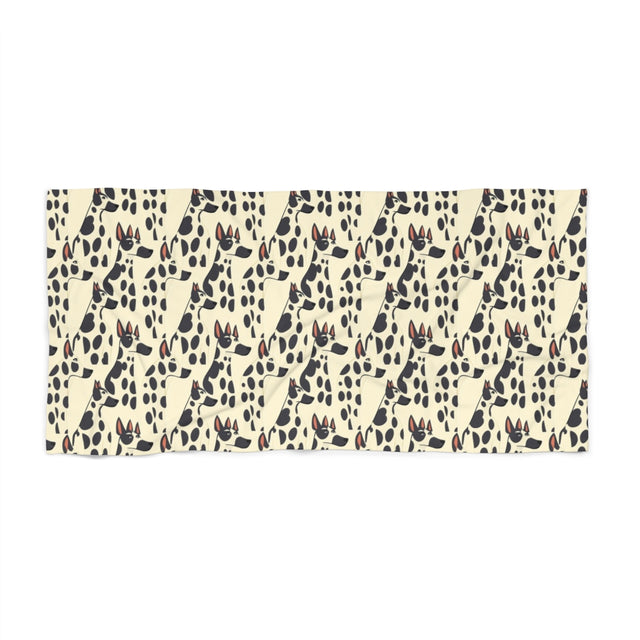 Coral Spotted Danes Beach Towel