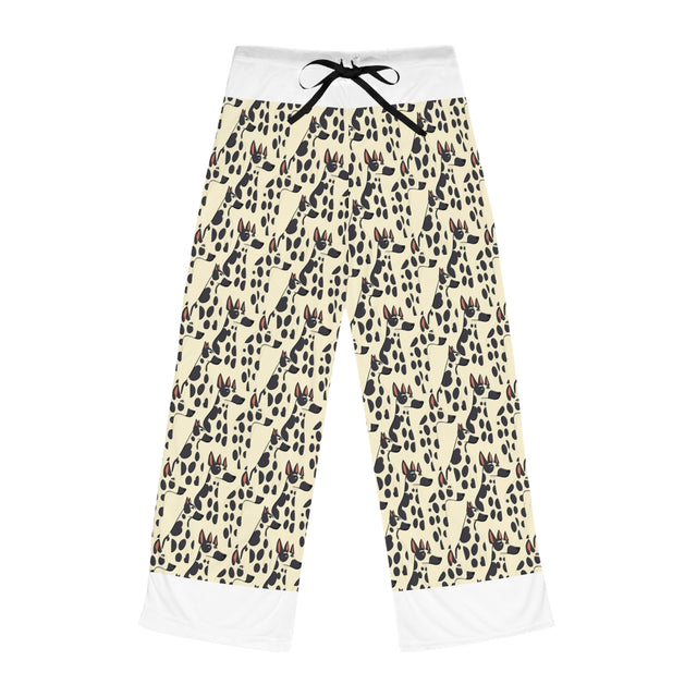 Coral Spotted Danes Pajama Pants