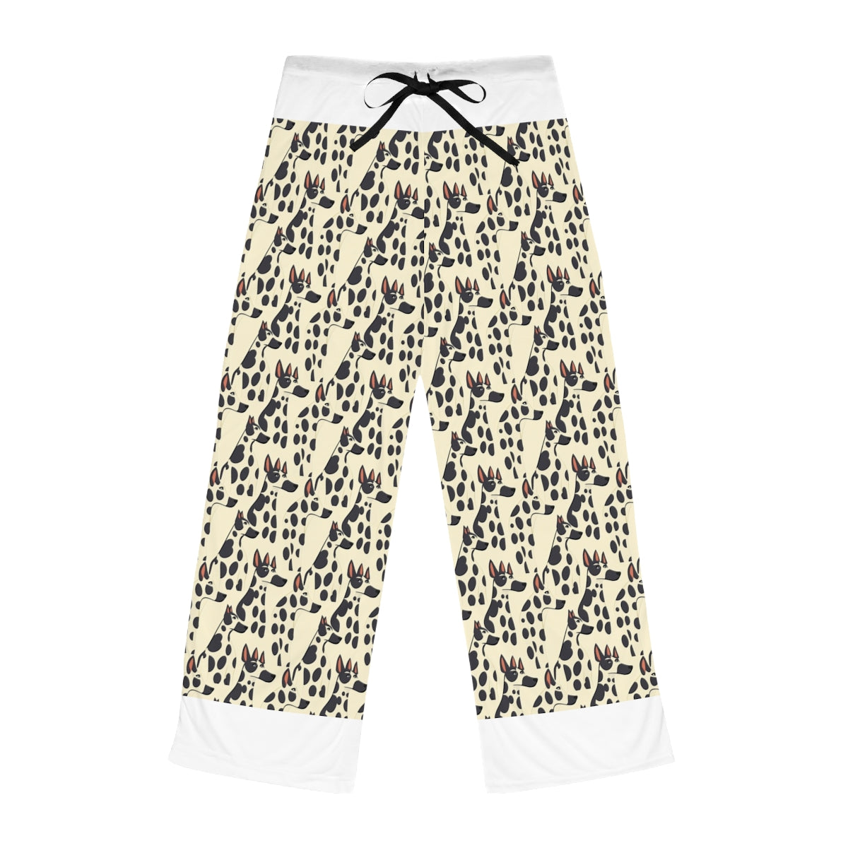 Coral Spotted Danes Pajama Pants