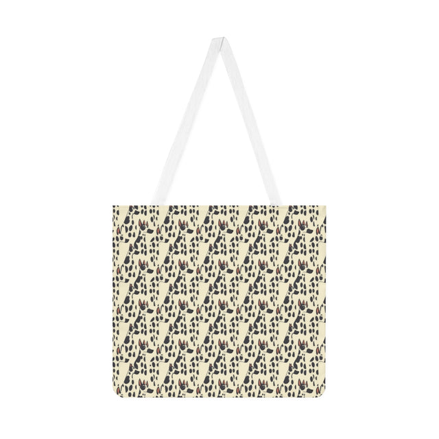 Coral Spotted Danes Tote Bag