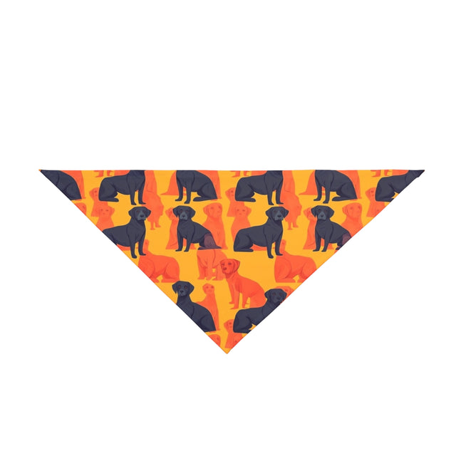 Coral Sunset Labs Pet Bandana
