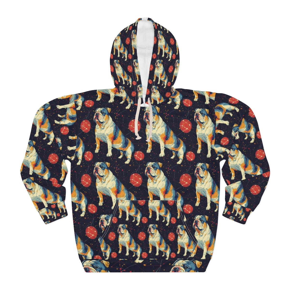 Cosmic Bulldog Constellation Hoodie