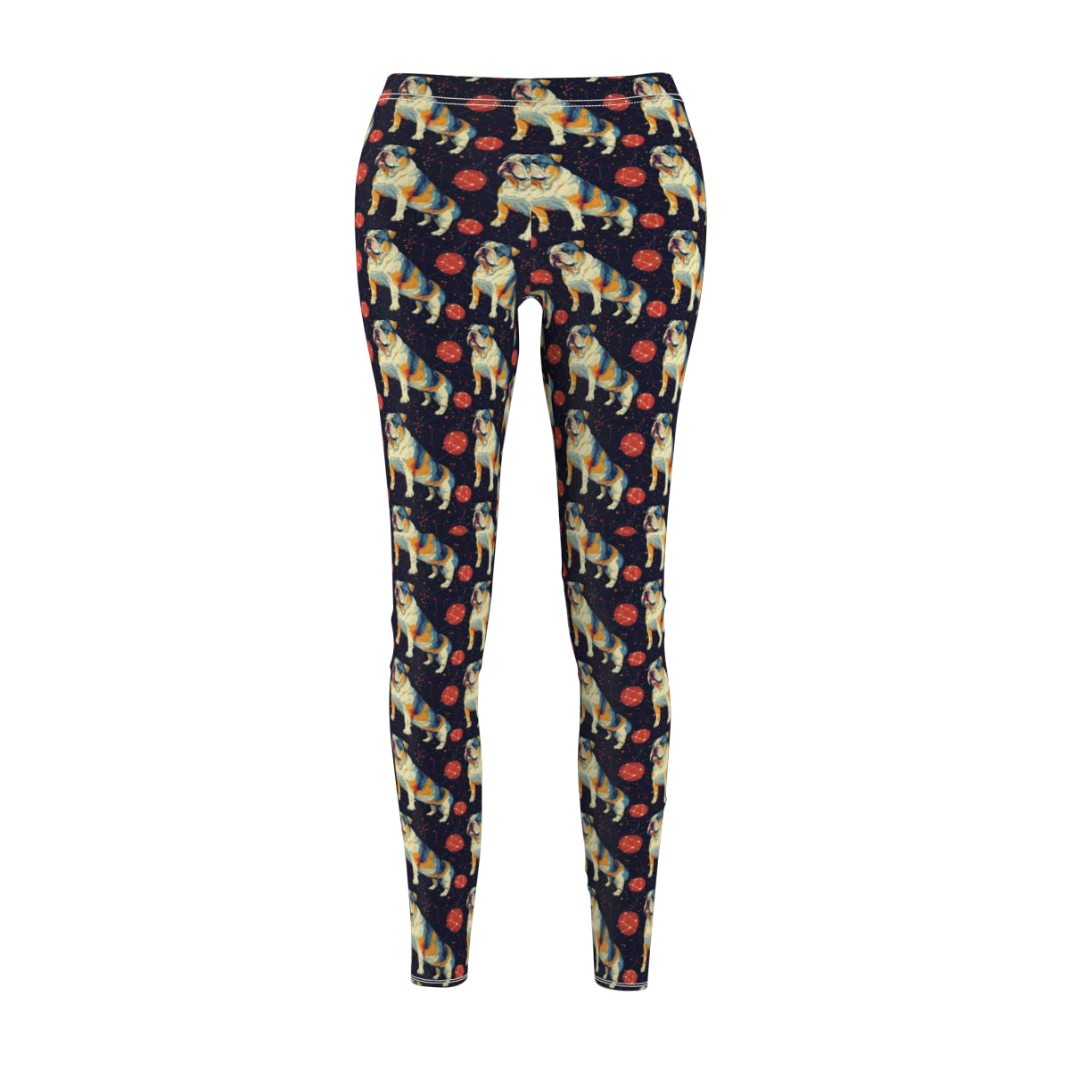 Cosmic Bulldog Constellation Leggings