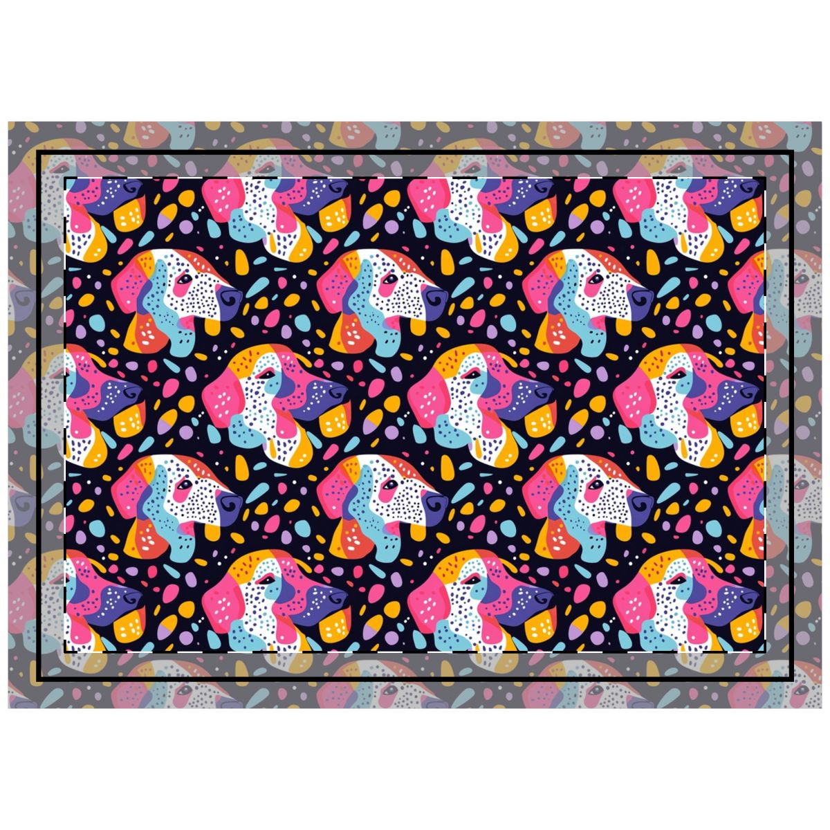 Cosmic Confetti Labs Throw Pillow
