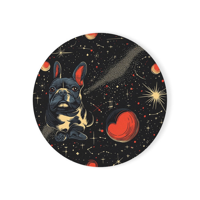 Cosmic French Bulldog Dreams Coasters