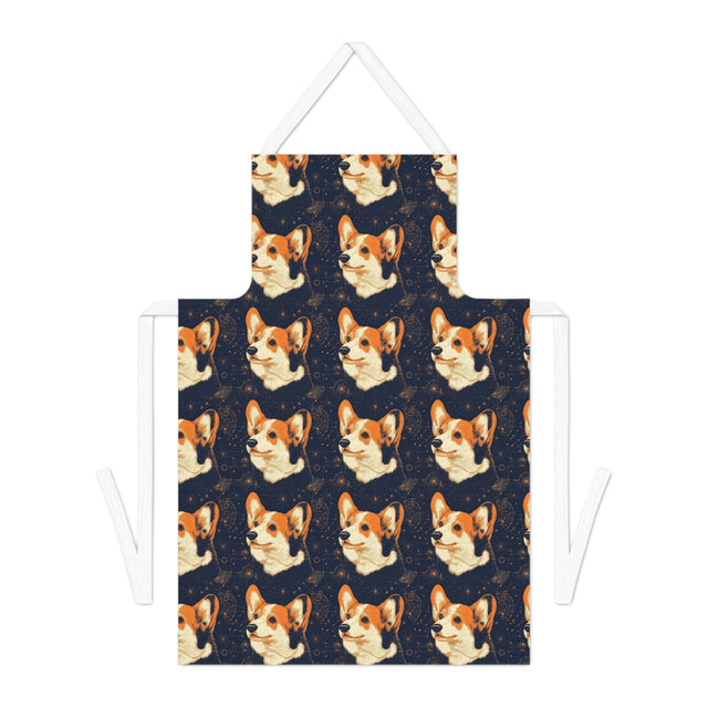 Cosmic Navigator Corgis Apron