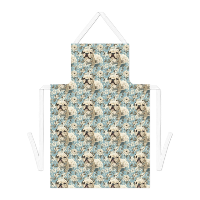 Cottage Garden Bulldogs Apron